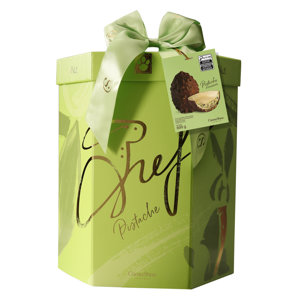 Ovo de Páscoa do Chef Pistache 600g