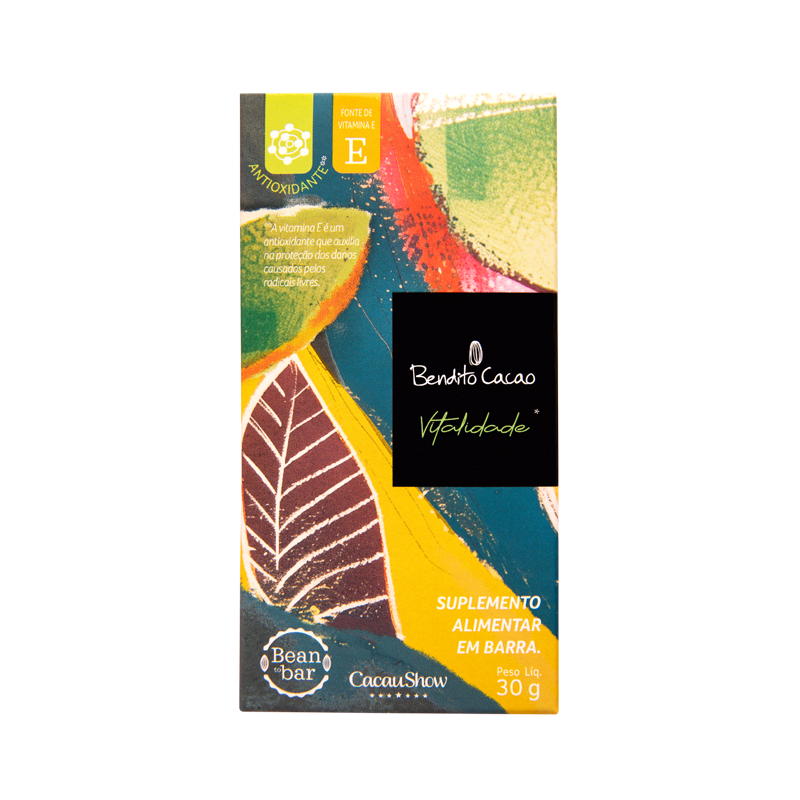 Tablete de Chocolate 70% Bendito Cacao Vitalidade 30g
