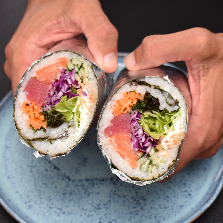 MONTE SEU SUSHI BURRITO