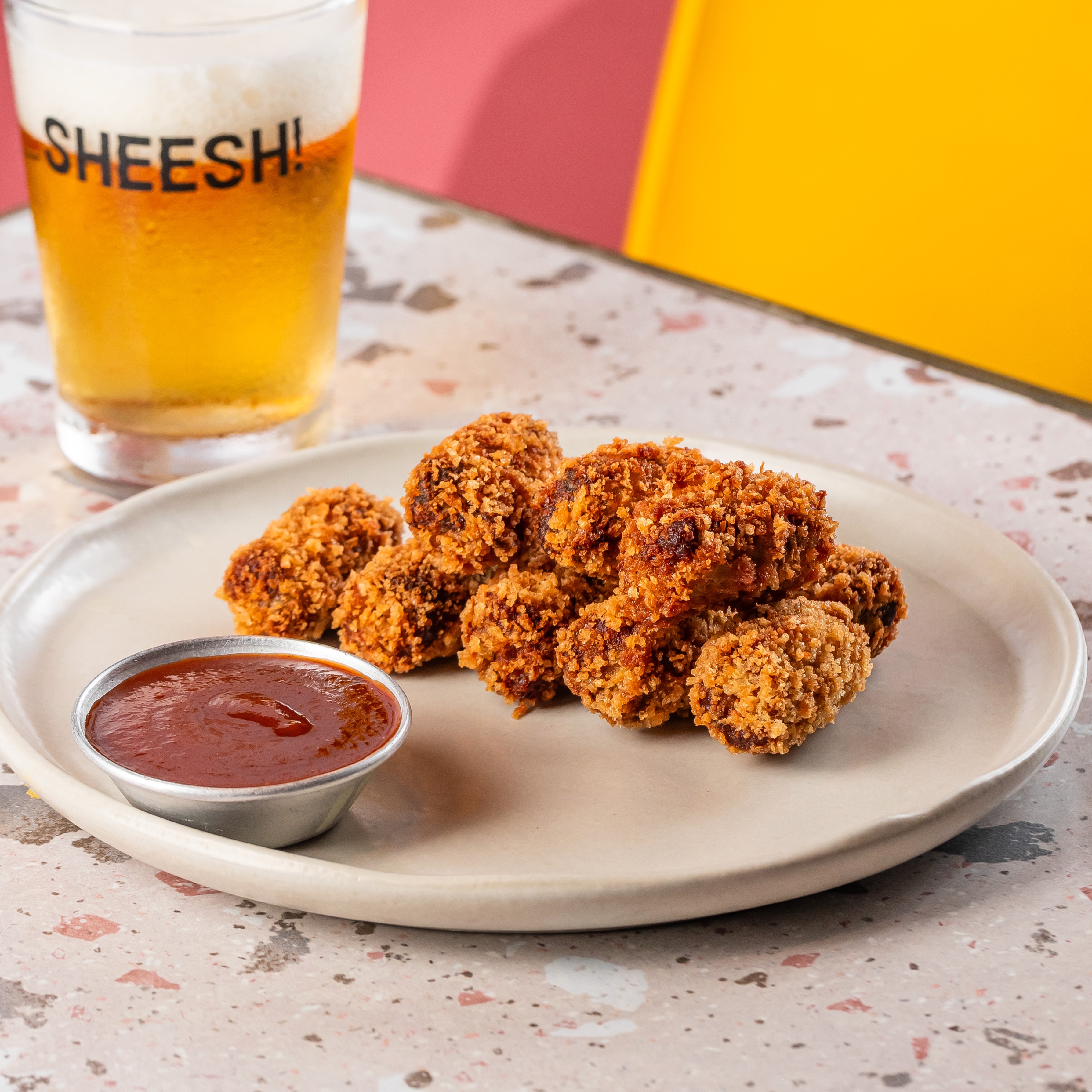 Croquete de Costela com Barbecue