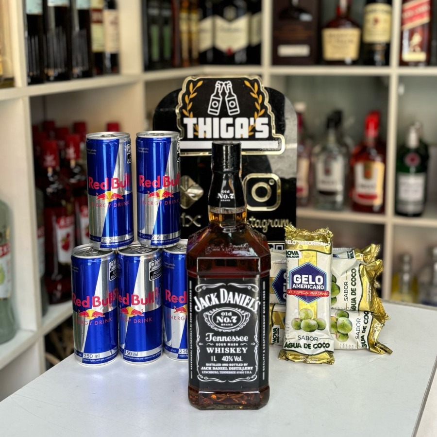 COMBO JACK DANIELS 1L C/ REDBULL