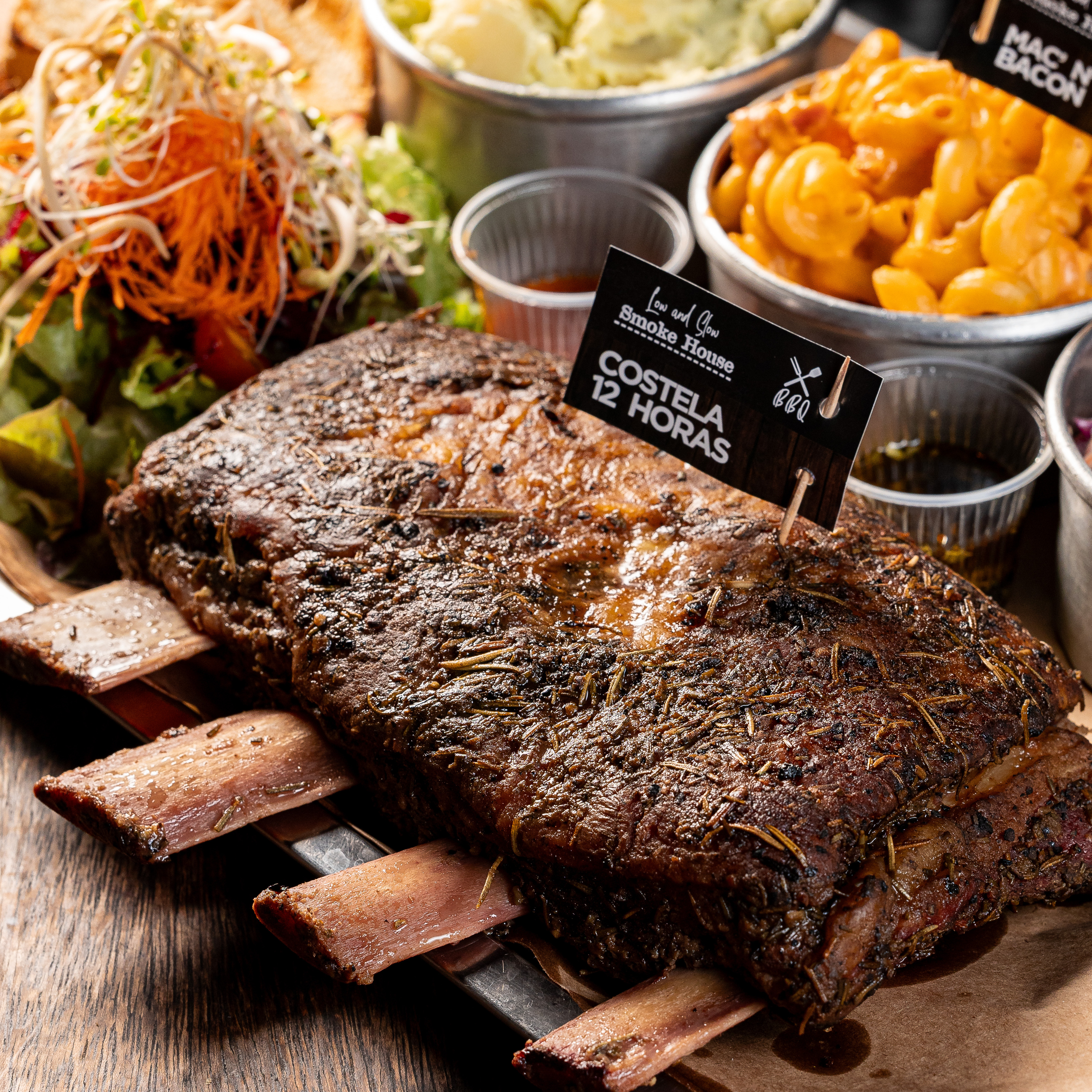 COSTELA 12H + ACOMPANHAMENTOS 