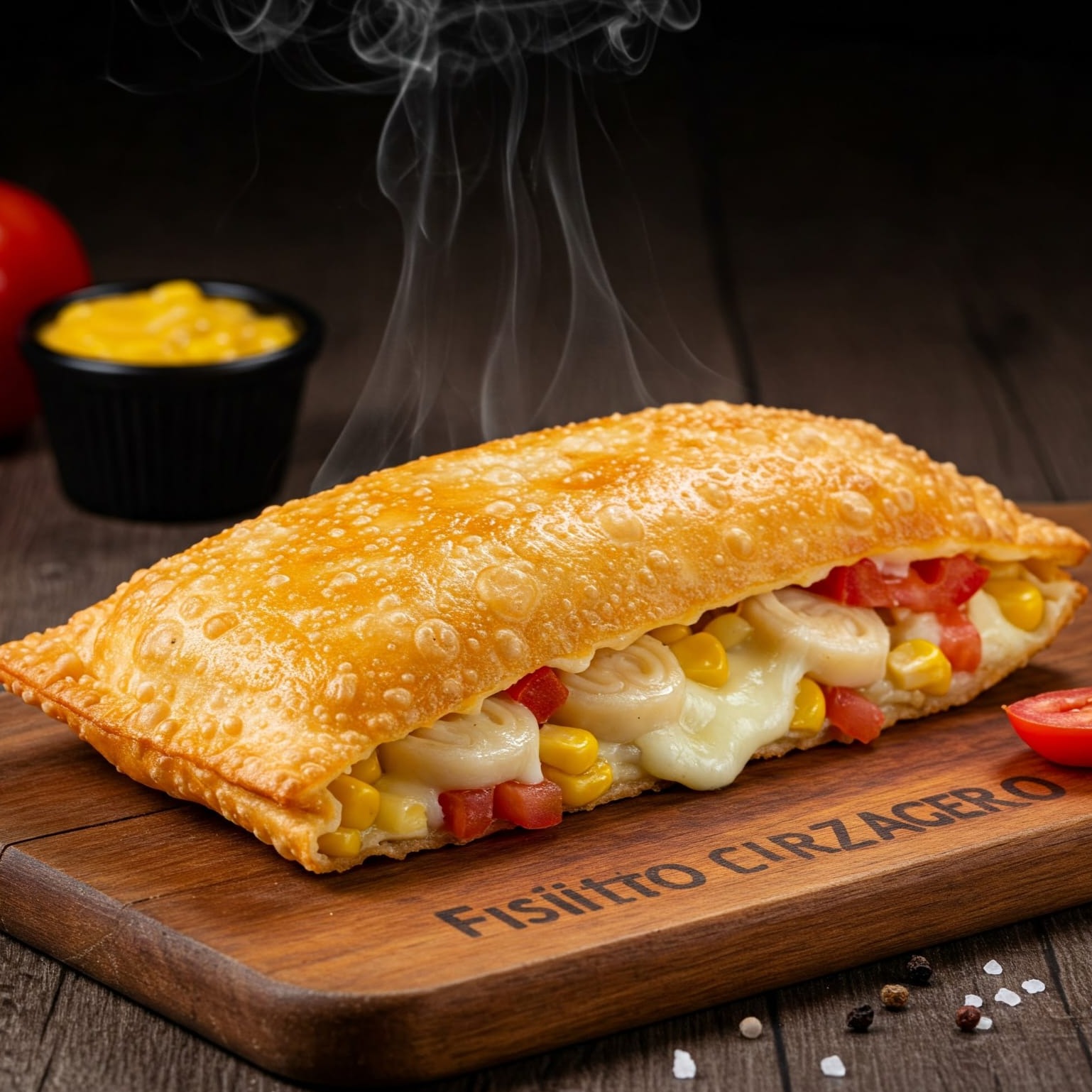 Queijo, Palmito, Milho e Tomate