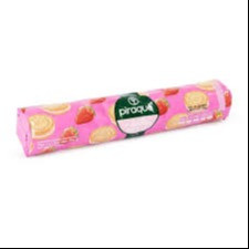 BISCOITO PIRAQUE RECHEADO - MORANGO