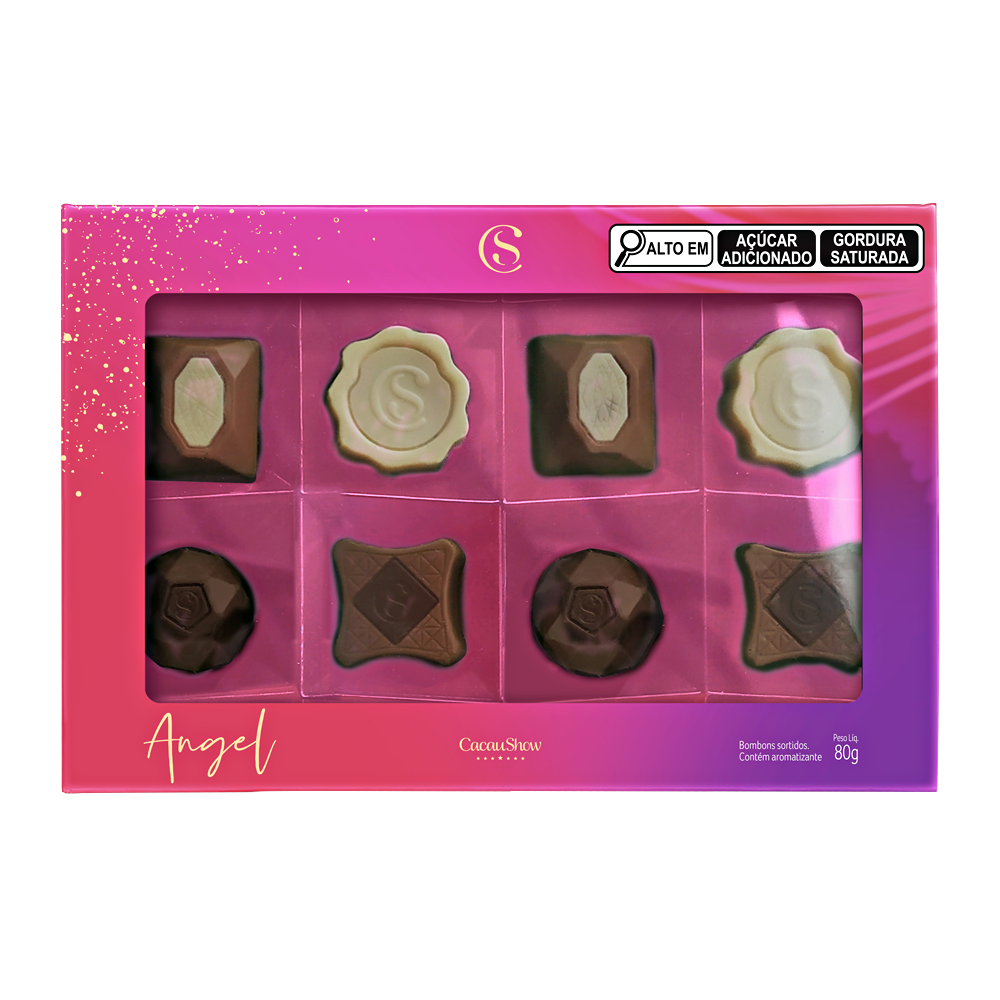 Caixa de Bombons Angel Sortidos 80g