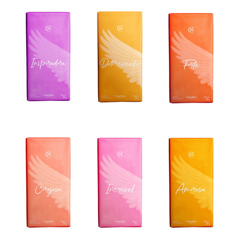 Tablete de Chocolate ao Leite Mulheres 30g
