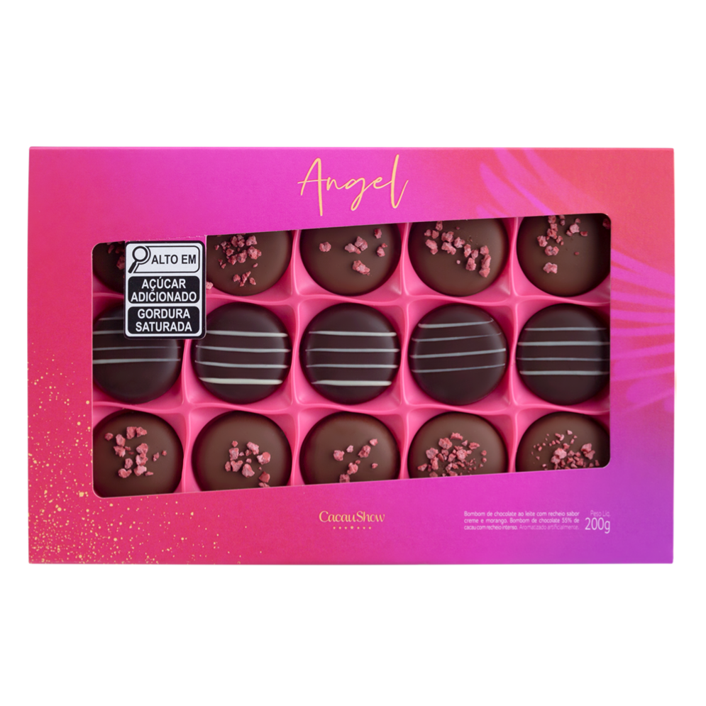 Caixa de Bombom Angel de Chocolate ao Leite 200g