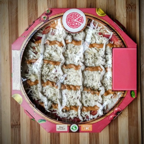 Pizza 3 Queijos Vegana 25 cm - CONGELADA