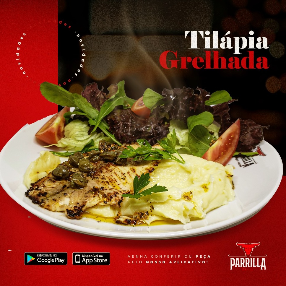 Tilápia Grelhada (Prato Individual)