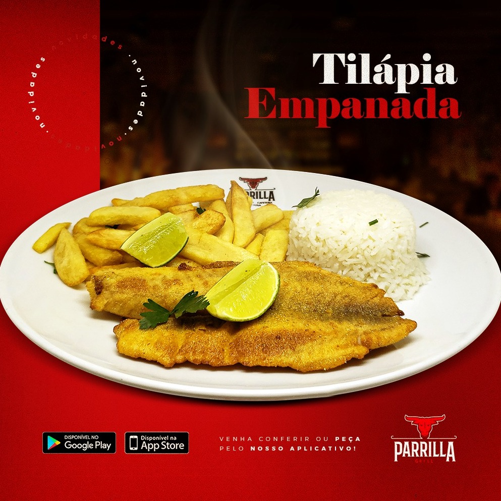 Tilápia Empanada (Prato Individual)