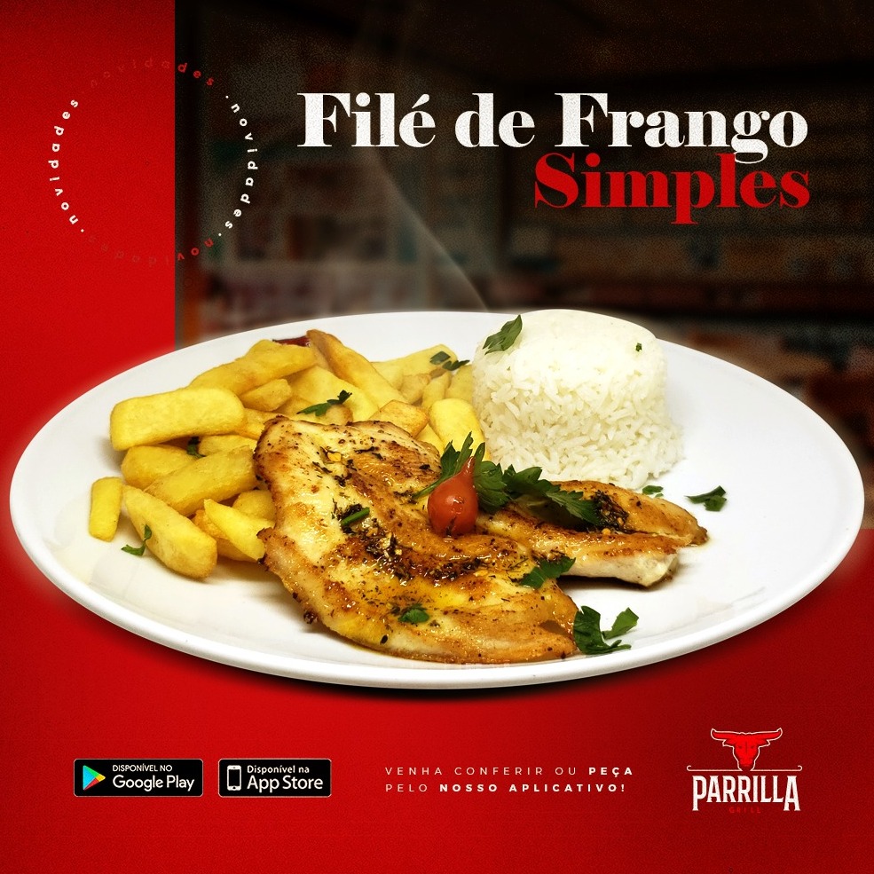 Filé de Frango Simples (Prato Individual)