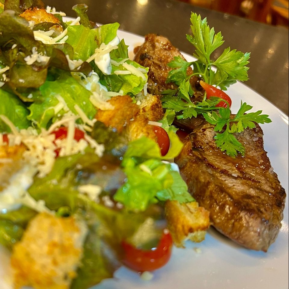 Picanha e Salada