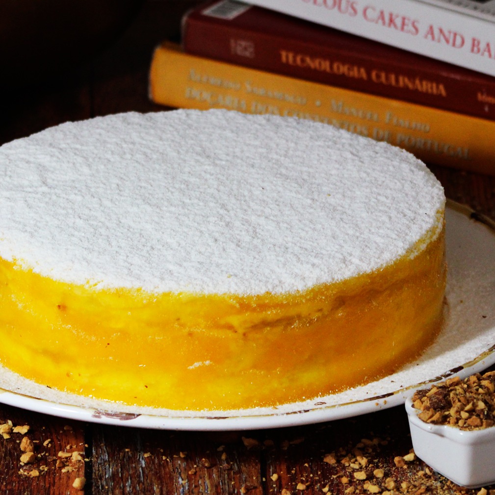 Torta Delicia de Damasco e amêndoas 