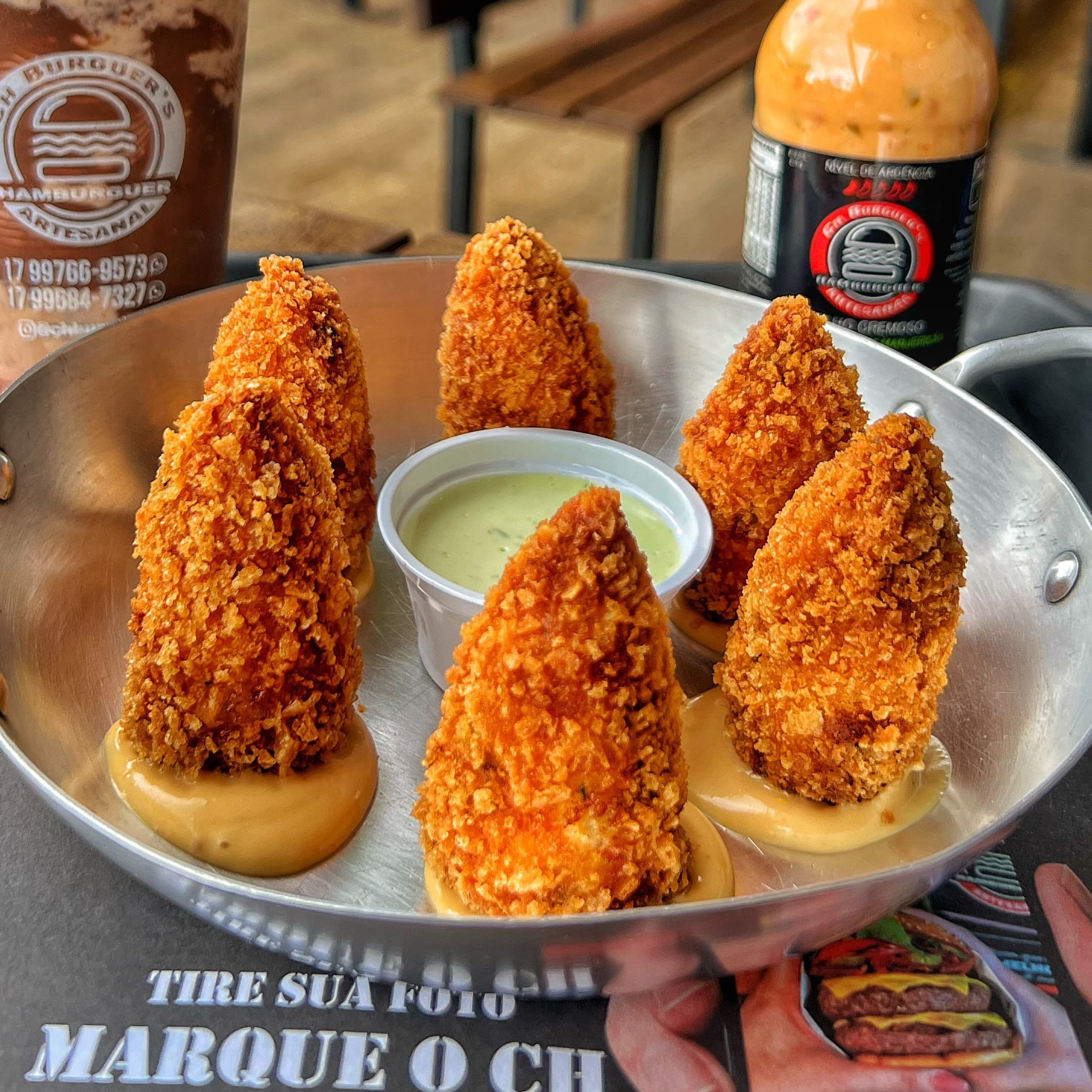 COXINHA DE FRANGO SEM MASSA 