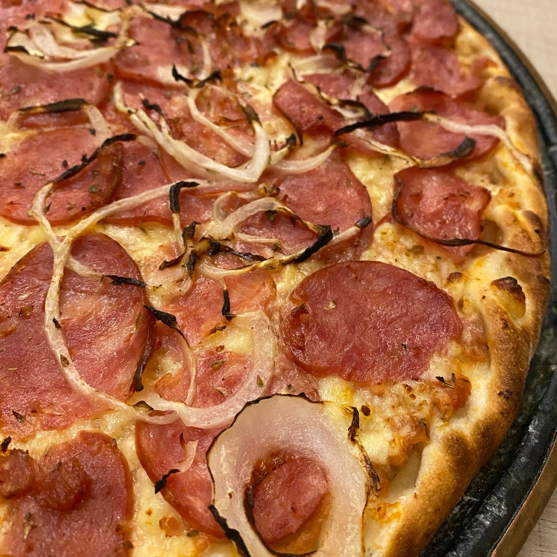 Calabresa com coalho da fazenda