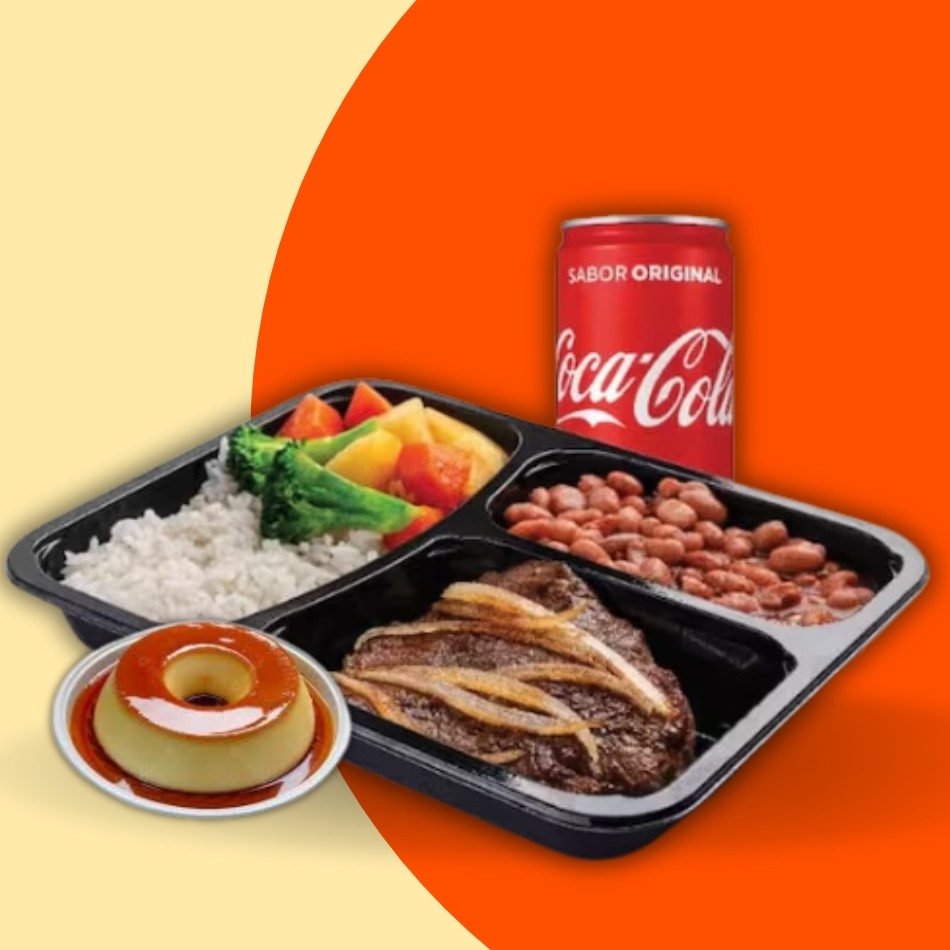 Refeição + Bebida + Sobremesa (almoço)