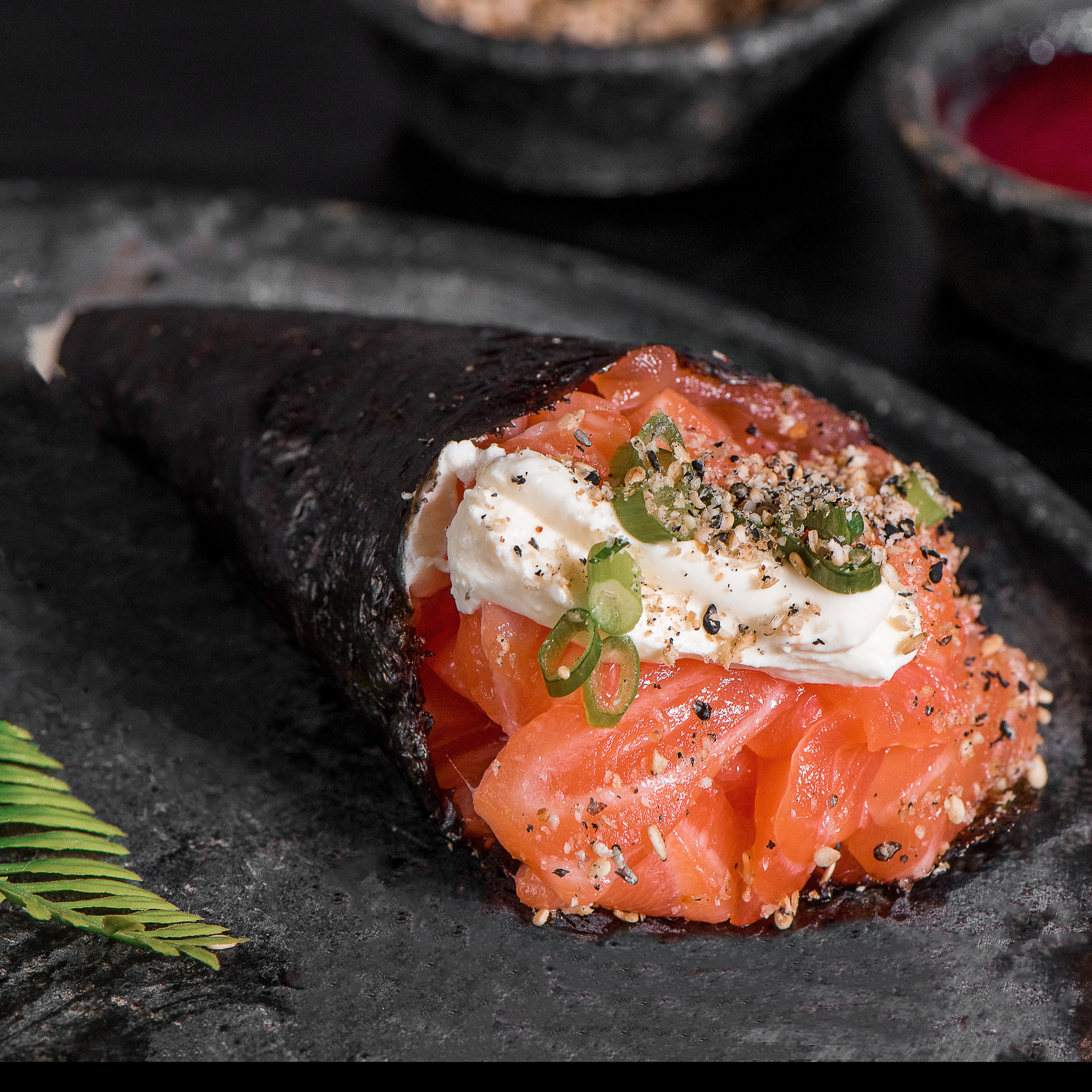 Temaki Filadélfia sem Arroz