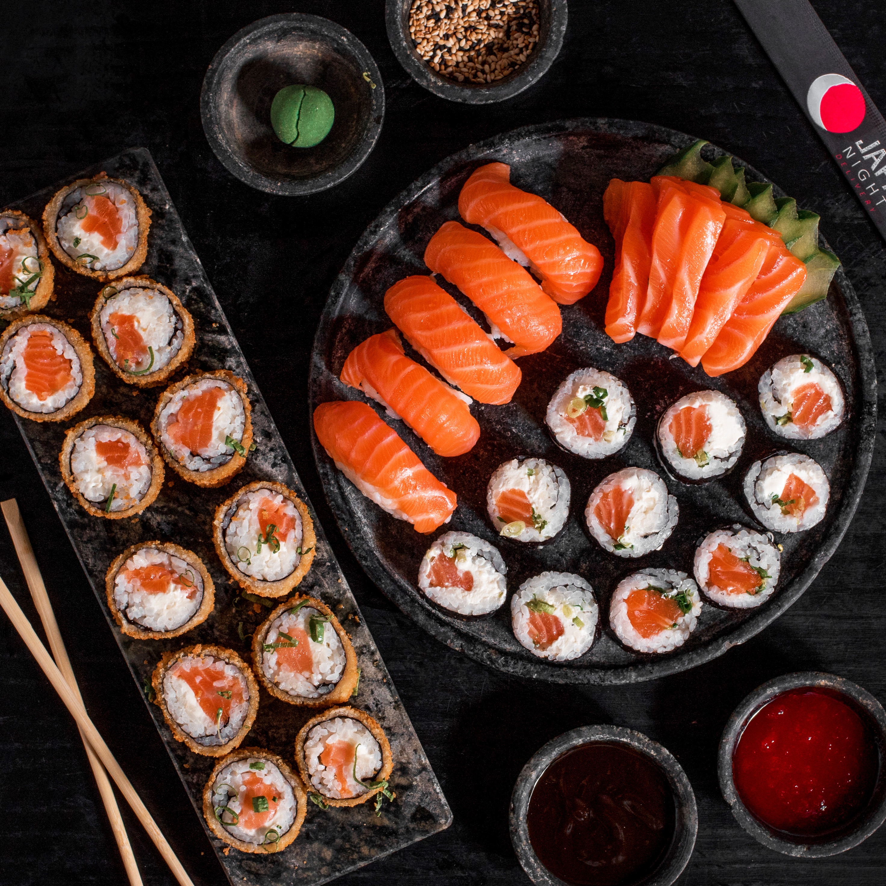 Combo Salmão Night - 34 peças