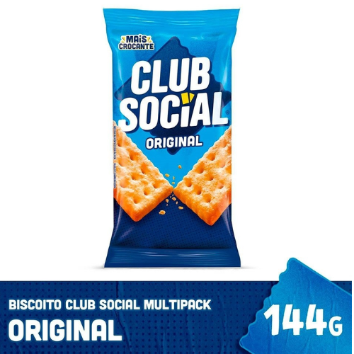 Biscoito Club Social 144g