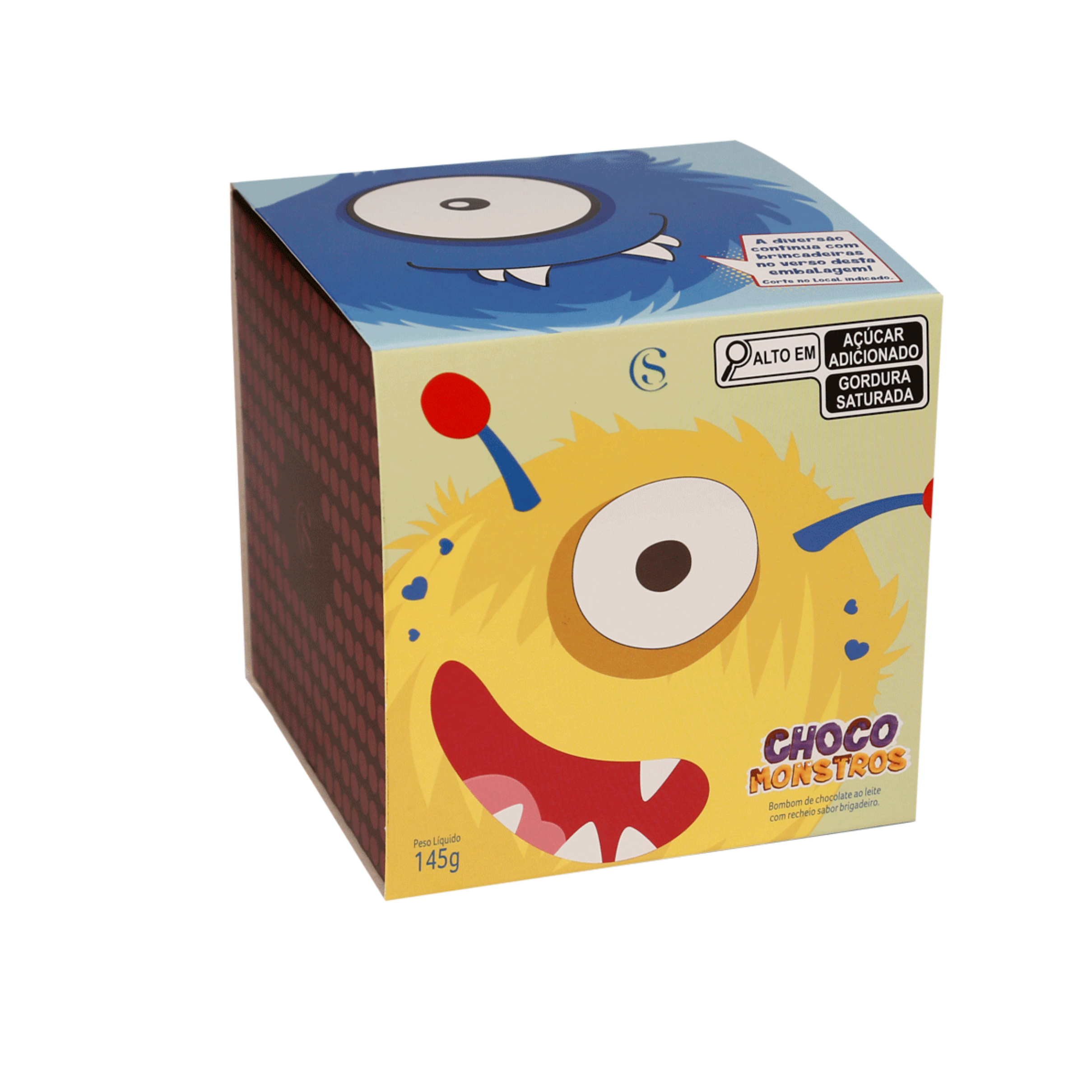 Cubo Chocomonstros 145g