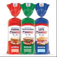 Pão de forma seven boys