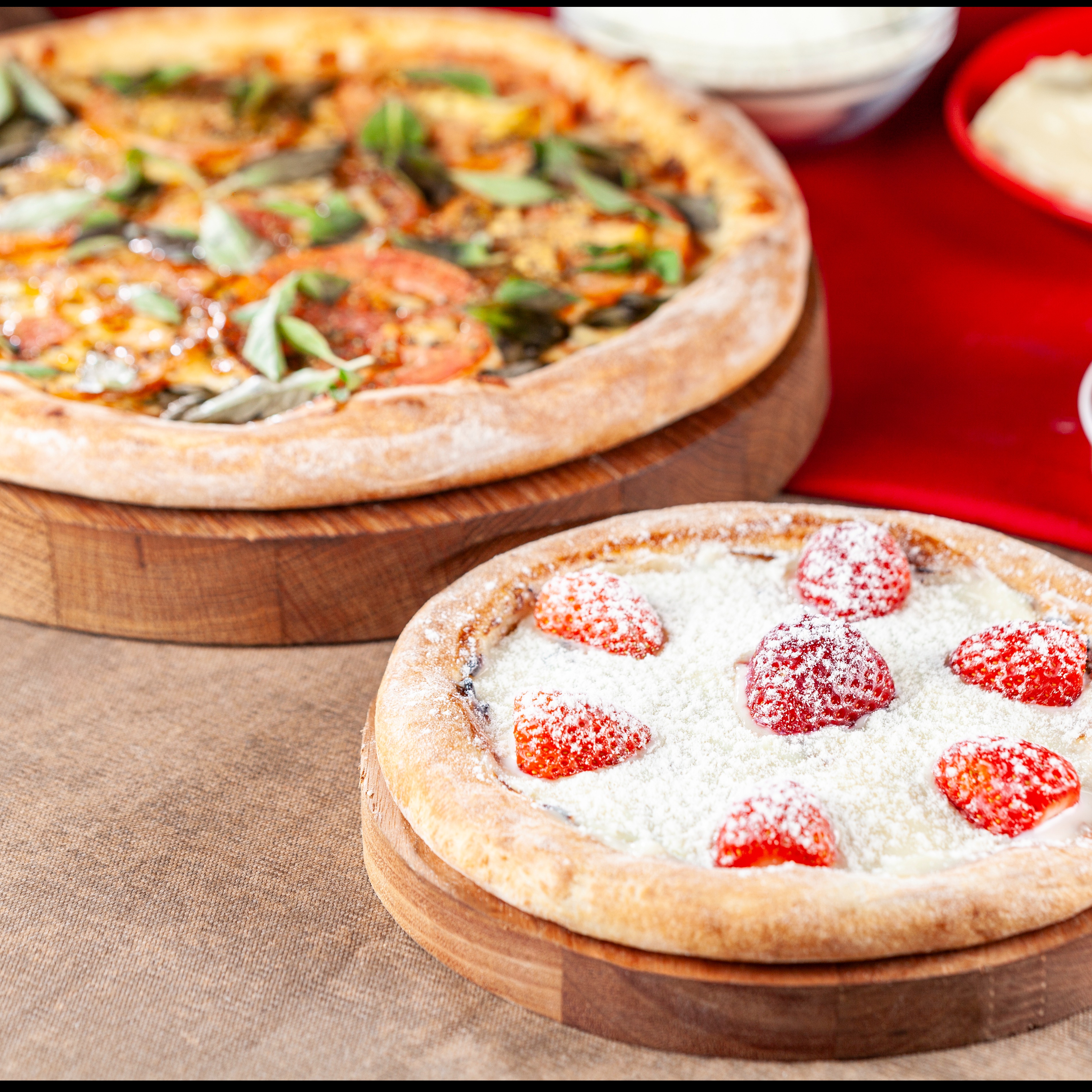 [15% Off] Pizza Salgada 30cm + Pizza Doce Nestlé 20cm