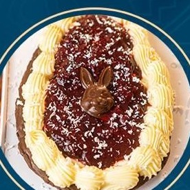 Ovo de Páscoa de  Limão Siciliano com Frutas Vermelhas450g