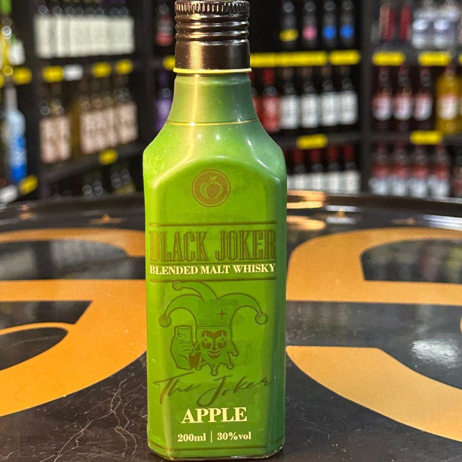 WHISKY BLACK JOKER APPLE 200 ML