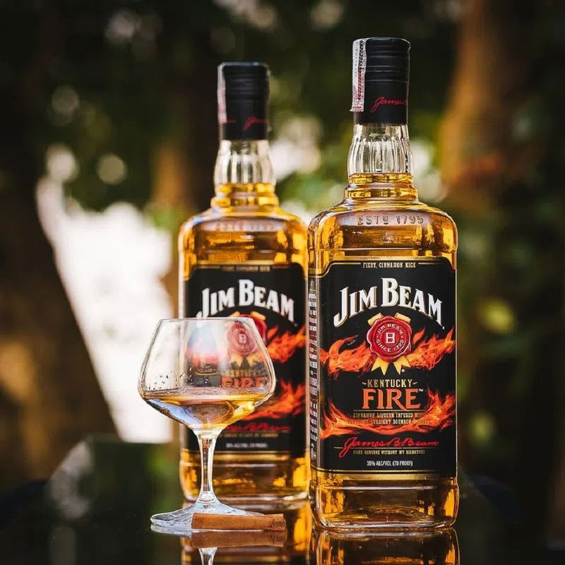 WHISKY JIM BEAM FIRE