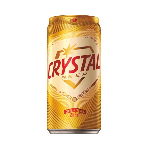 CERVEJA CRYSTAL LATA 269 ML