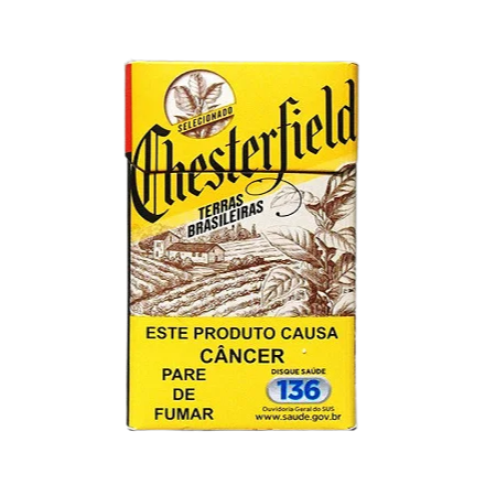 CIGARRO CHESTERFIELD TERRAS BRASILEIRAS VERMELHO
