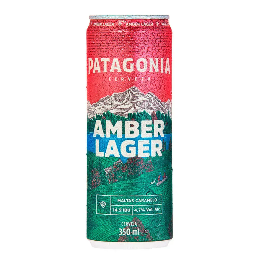 CERVEJA PATAGONIA AMBER LAGER LT 350 ML