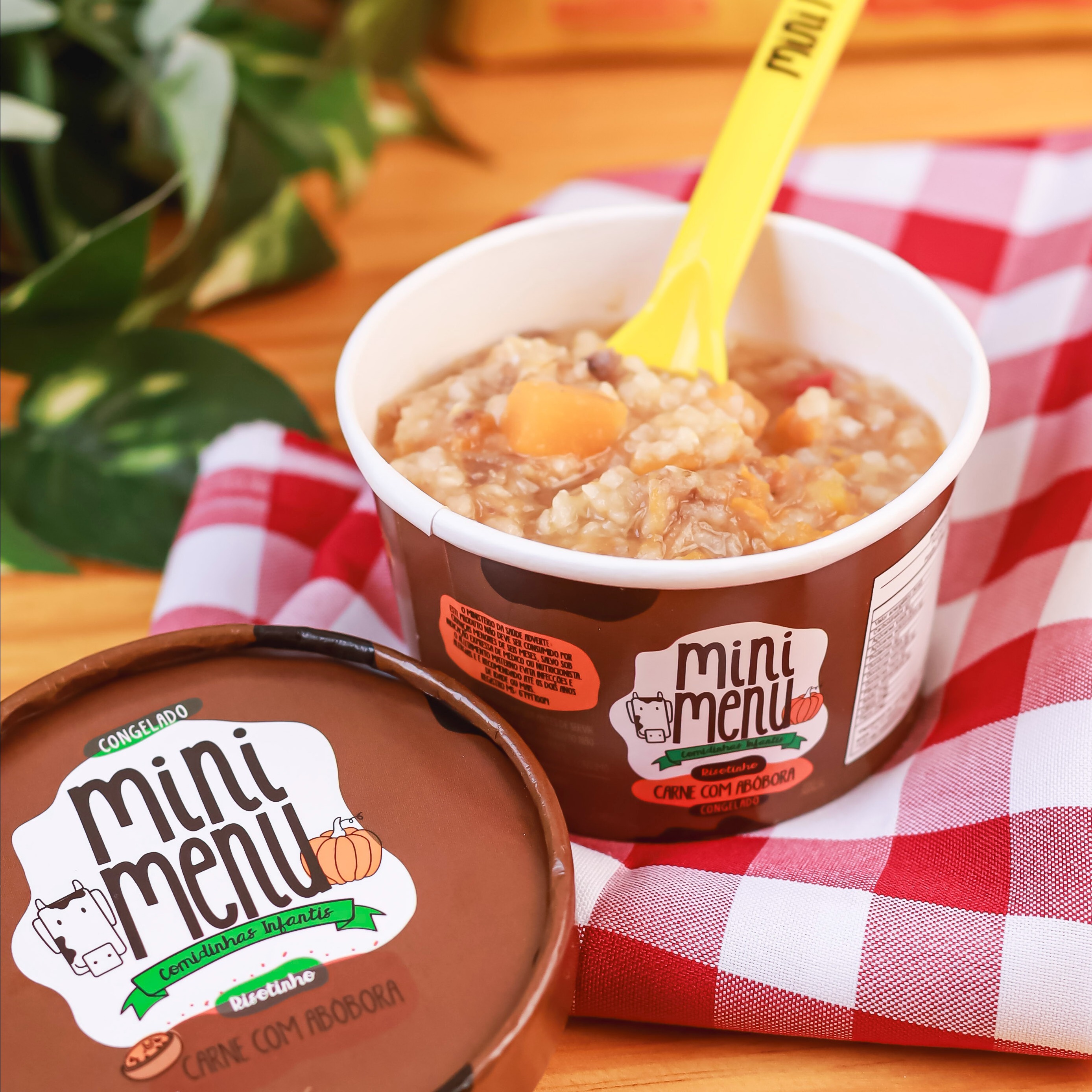 Risotinho de carne com abóbora