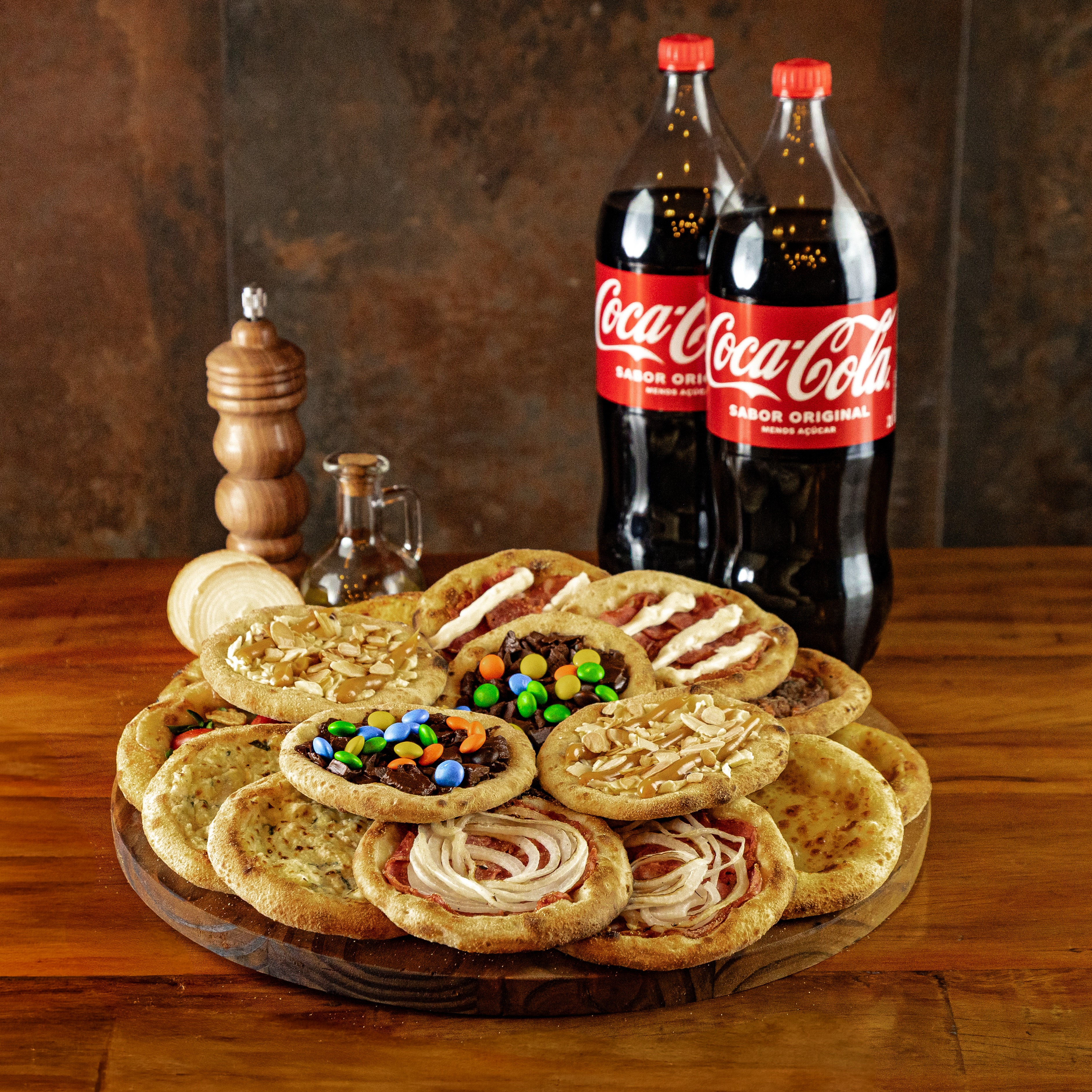 Combo 50 unidades + 2 Coca-Cola 2l grátis