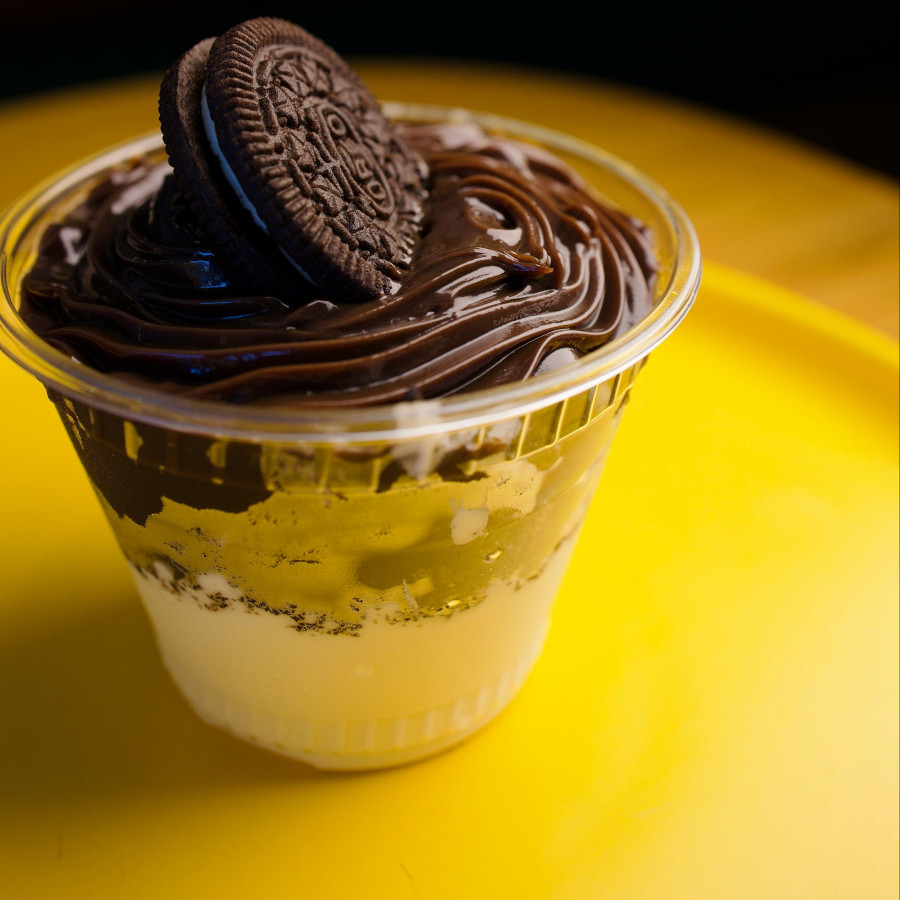Pote da felicidade oreo com brigadeiro