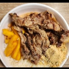 Marmitex  - Bananinha da Costela Grelhada, Arroz, Feijão, Polenta Crocante 