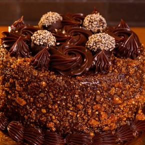 Torta Crocante com Chocolate
