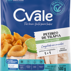 PETISCOS DE TILAPIA 500G CVALE