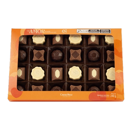 Caixa de Bombons Sortidos Amor 240g