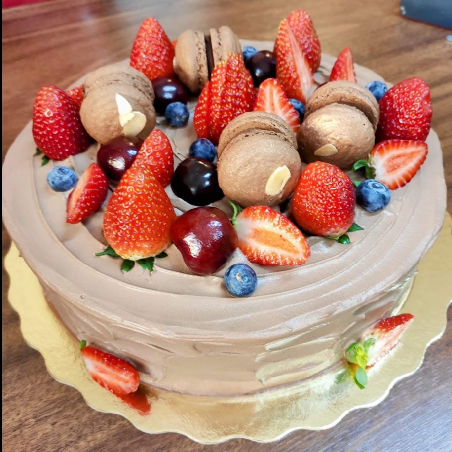 Bolo Mousse de Chocolate 63% - 20 cm DM