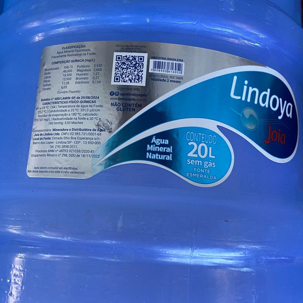 Galão Lindoya Joia 20L