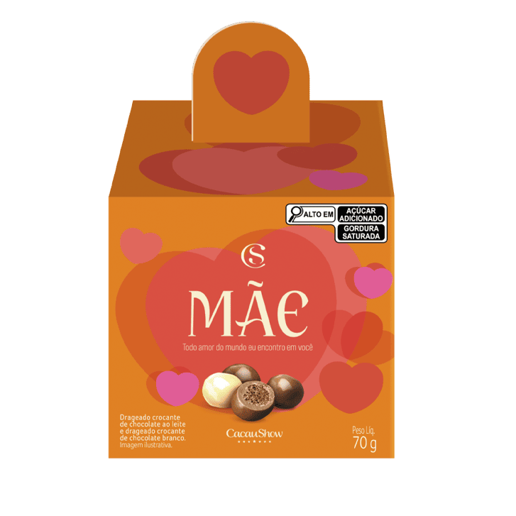 Mini Cubo com Drageados Mezzo 70g