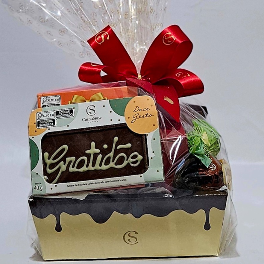 Cesta Mensagem "Gratidão" 415G (cod 395)