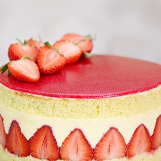 Bolo Fraisier - 8 pessoas