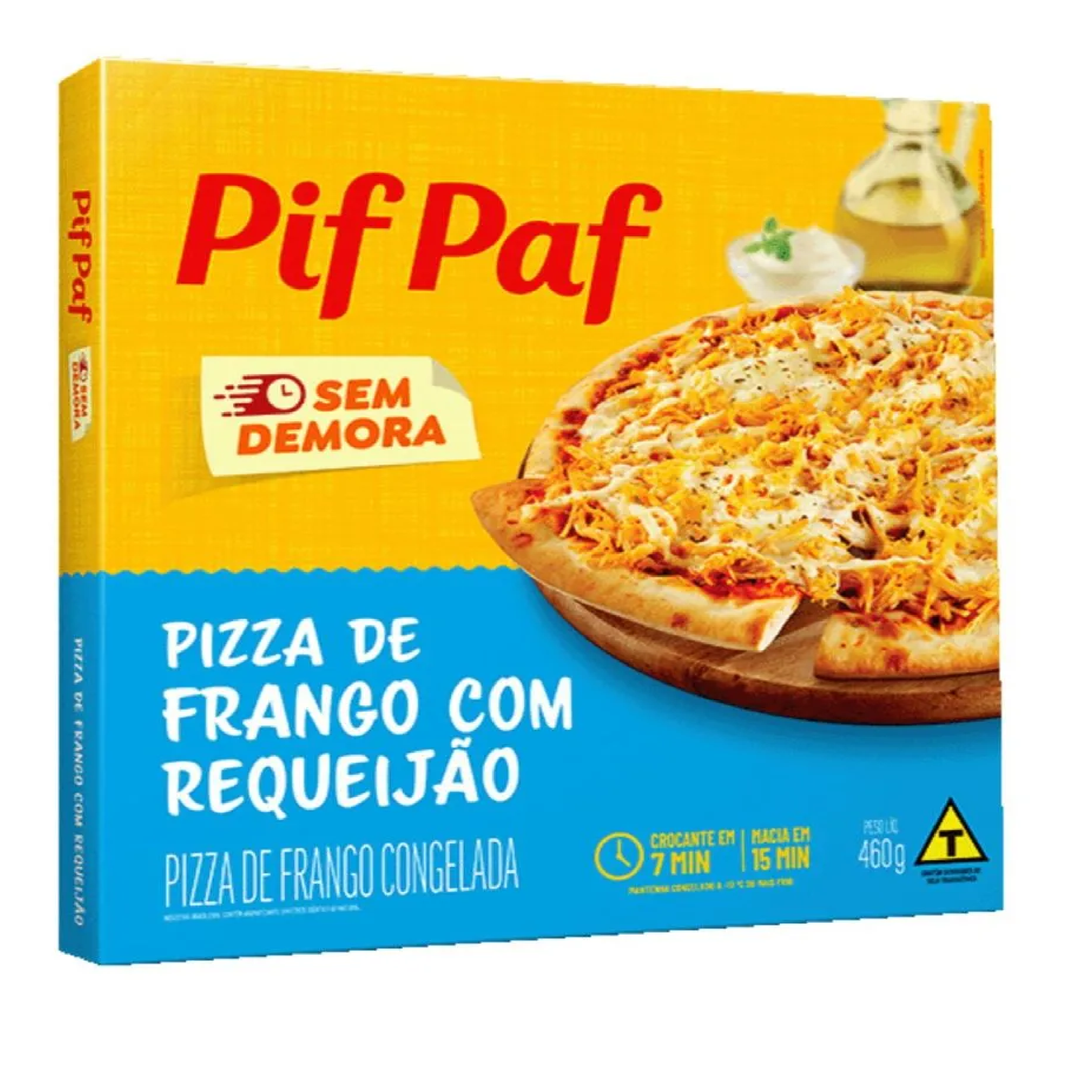 PIZZA PIF PAF FRANGO REQUEIJAO 460G