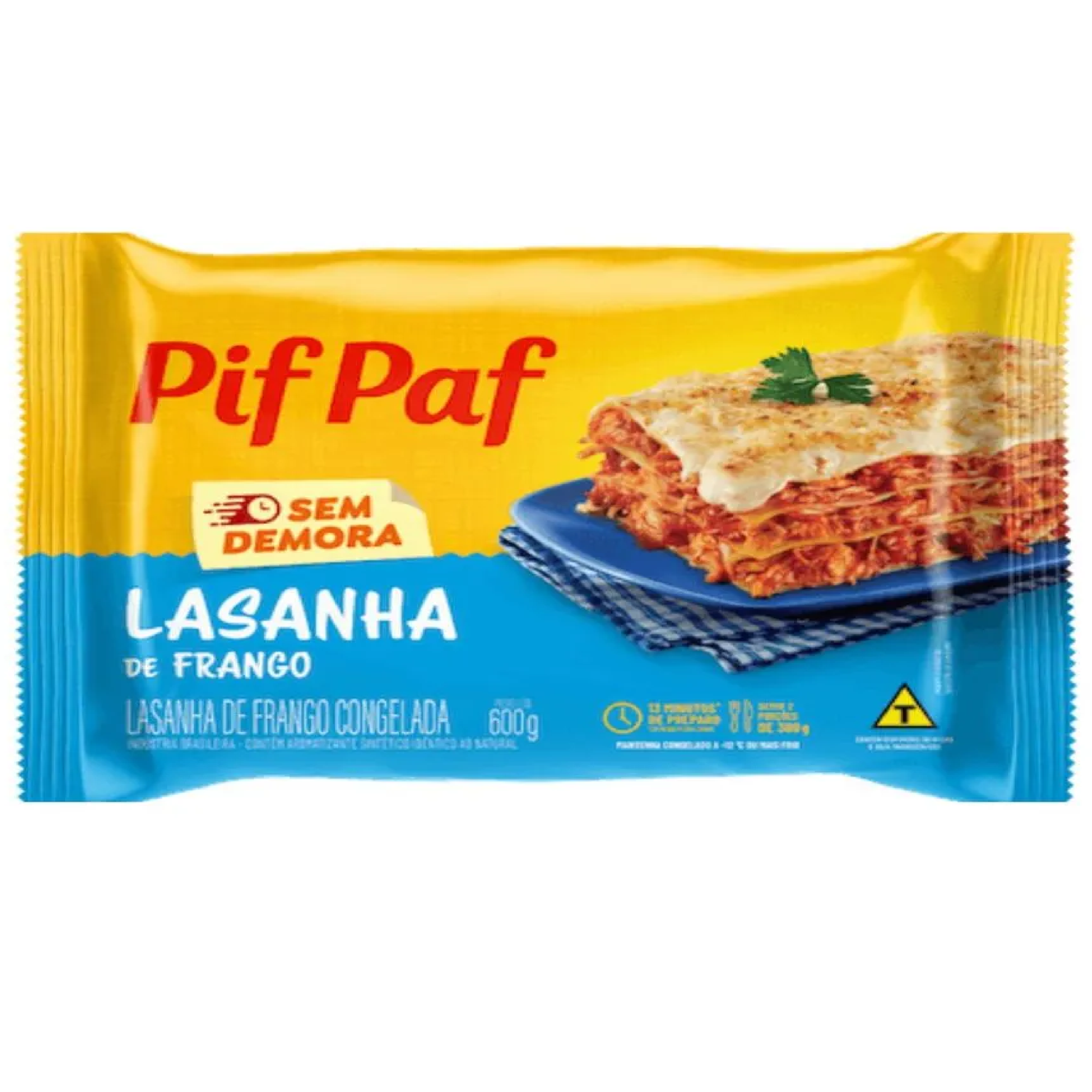 LASANHA PIF PAF FRANGO 600G