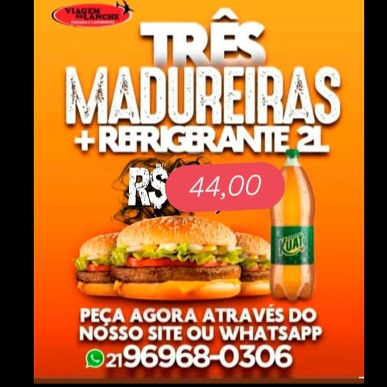 3x madureira + refr de 2 litros 