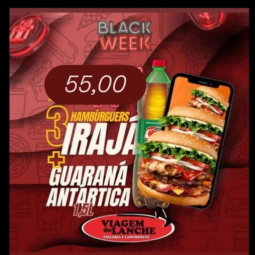 3 Irajás + Refri 1,5L