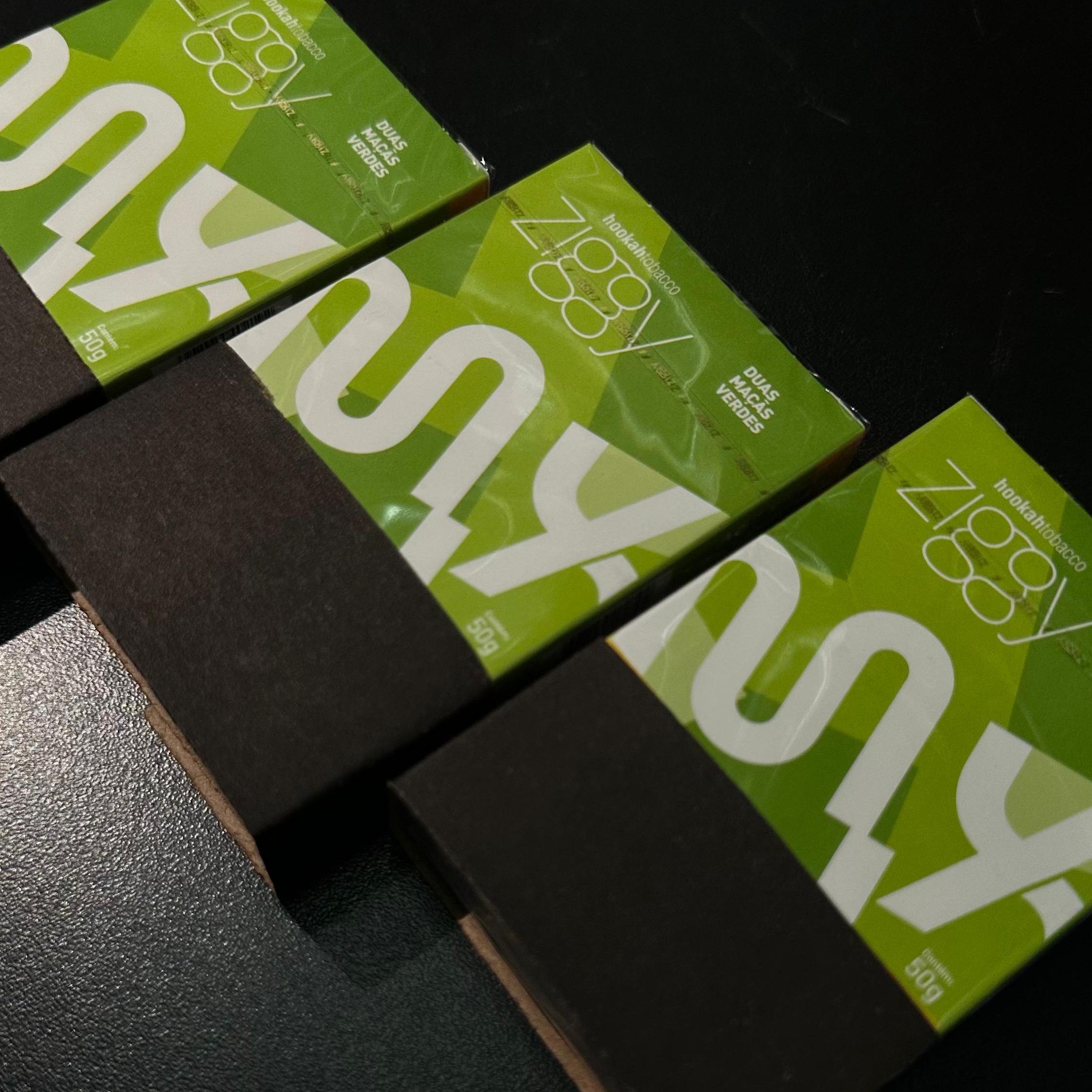 ESSÊNCIA ZIGGY DUAS MAÇAS VERDE 50G