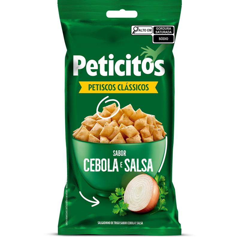 PETICITOS CEBOLA E SALSA 40G